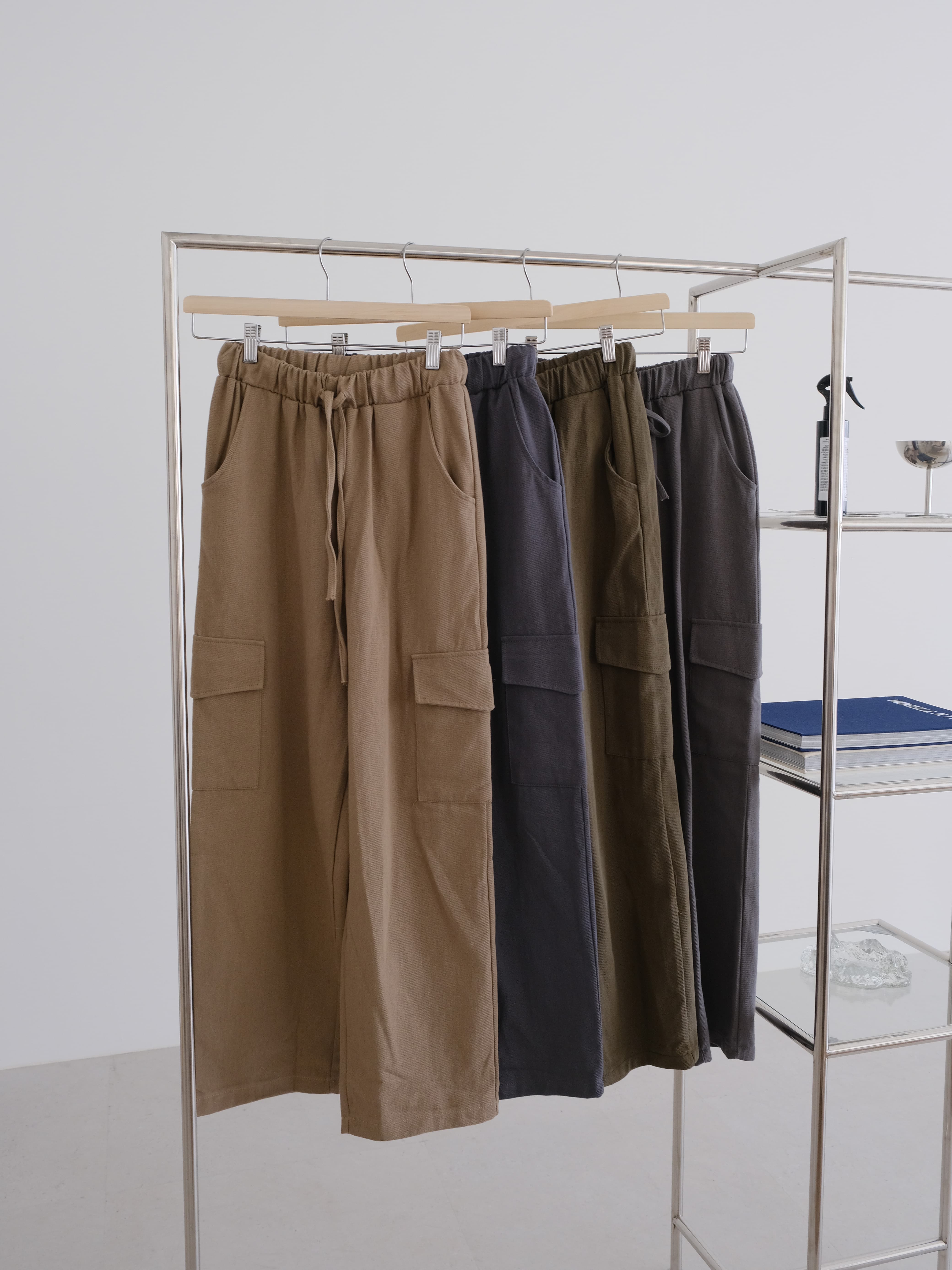 (組合)自訂款-斜紋工裝褲+反摺短褲