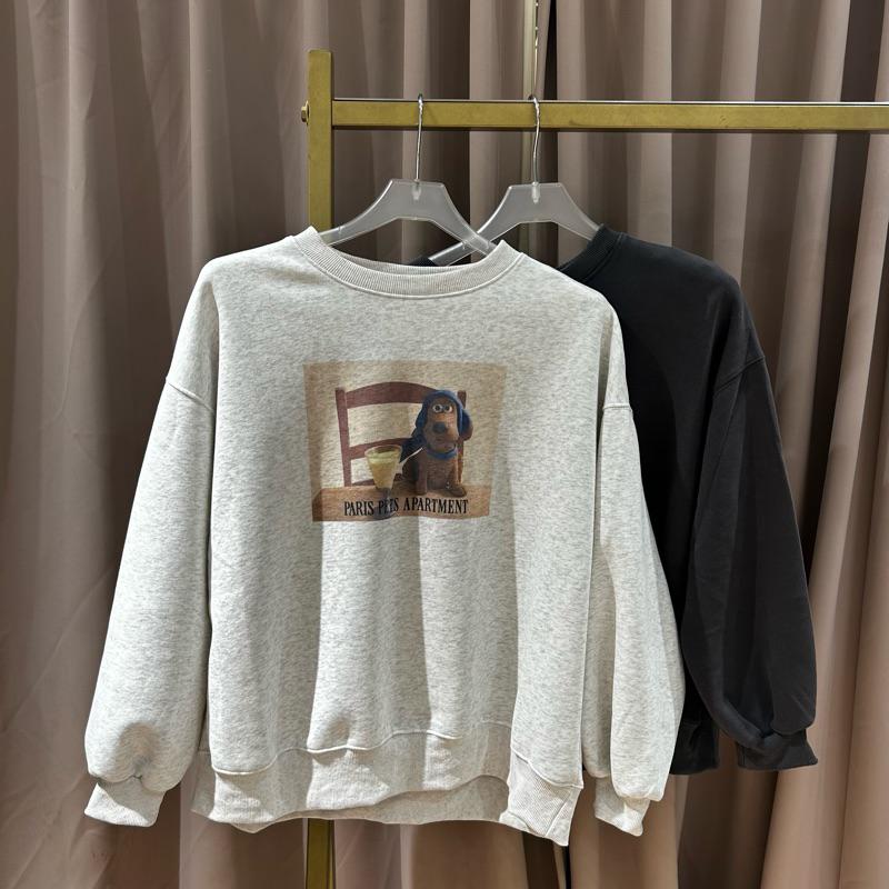 萌萌狗狗慵懶大學T