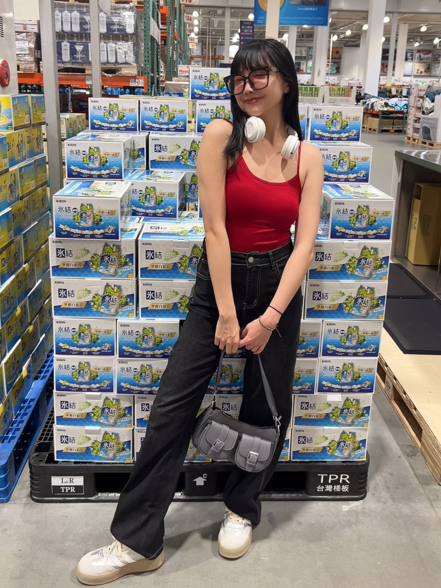 美式連體吊帶小背心