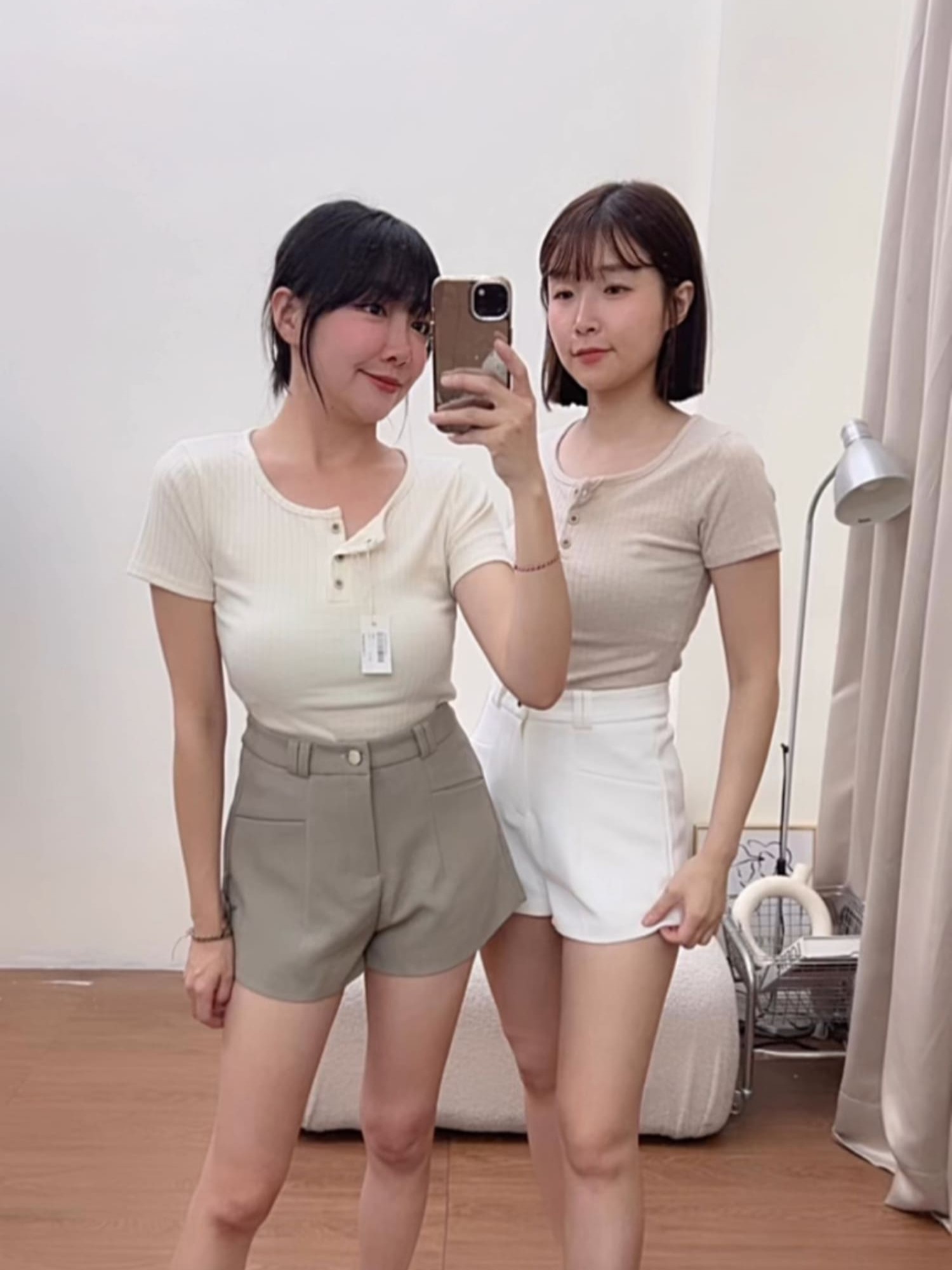 溫柔感柔軟坑條上衣