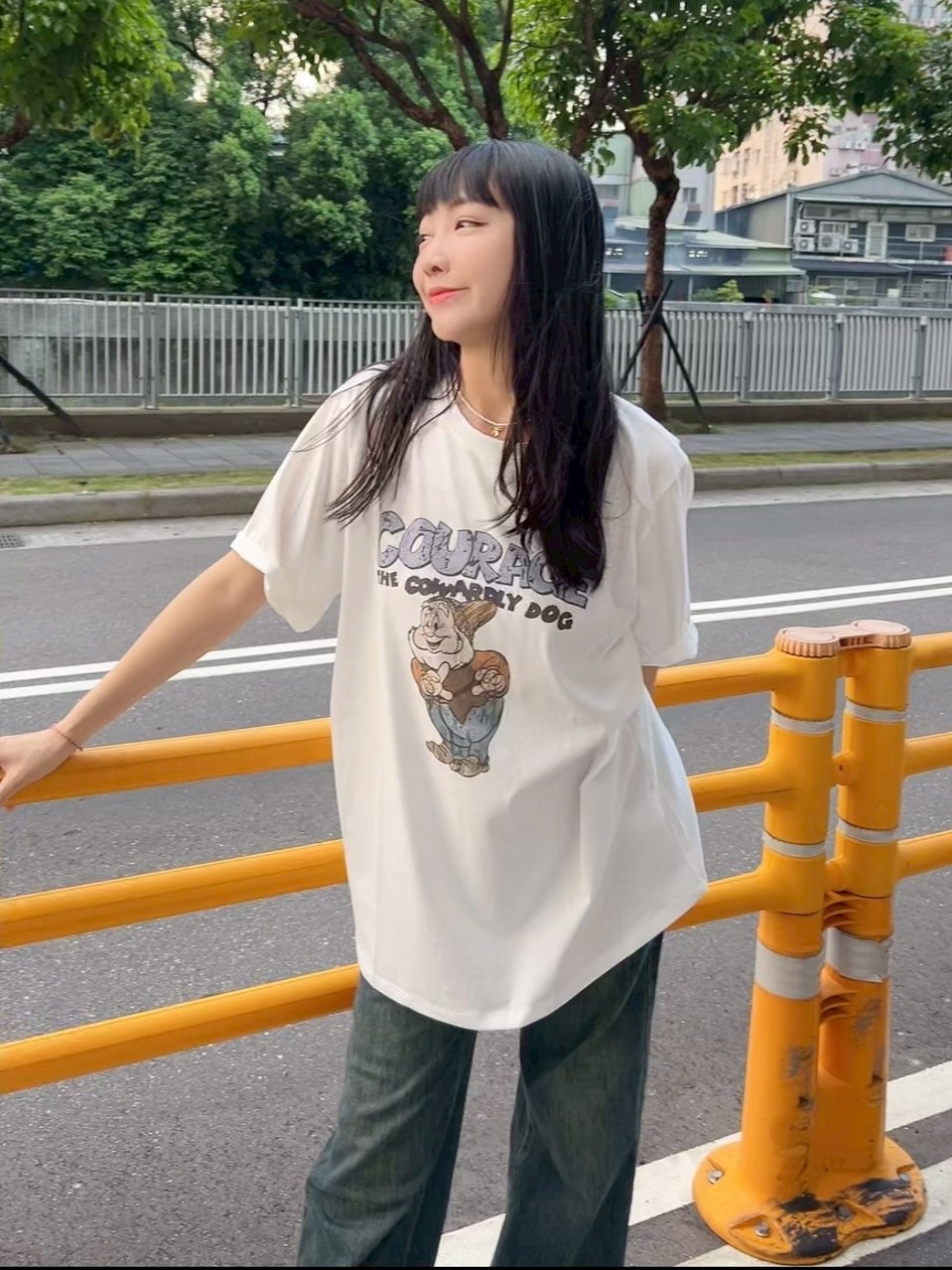 美式水洗復古小矮人上衣