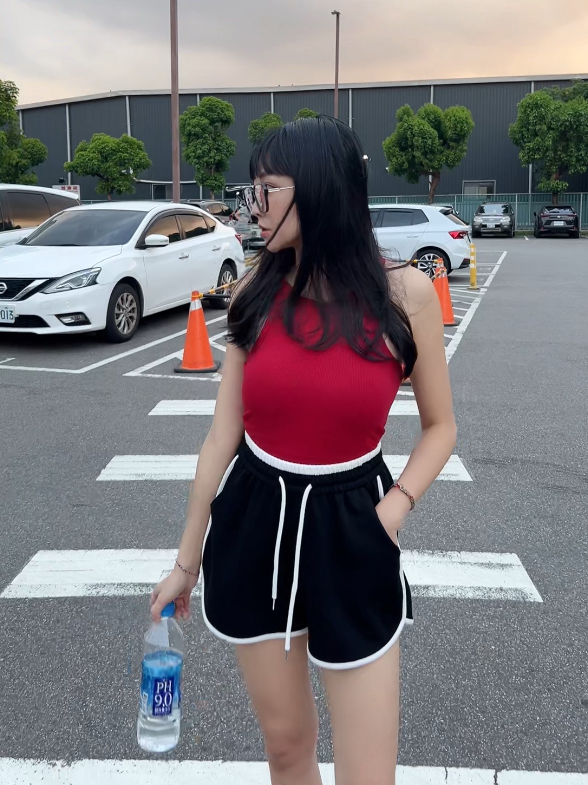 簡約削肩Bra背心(不可拆)