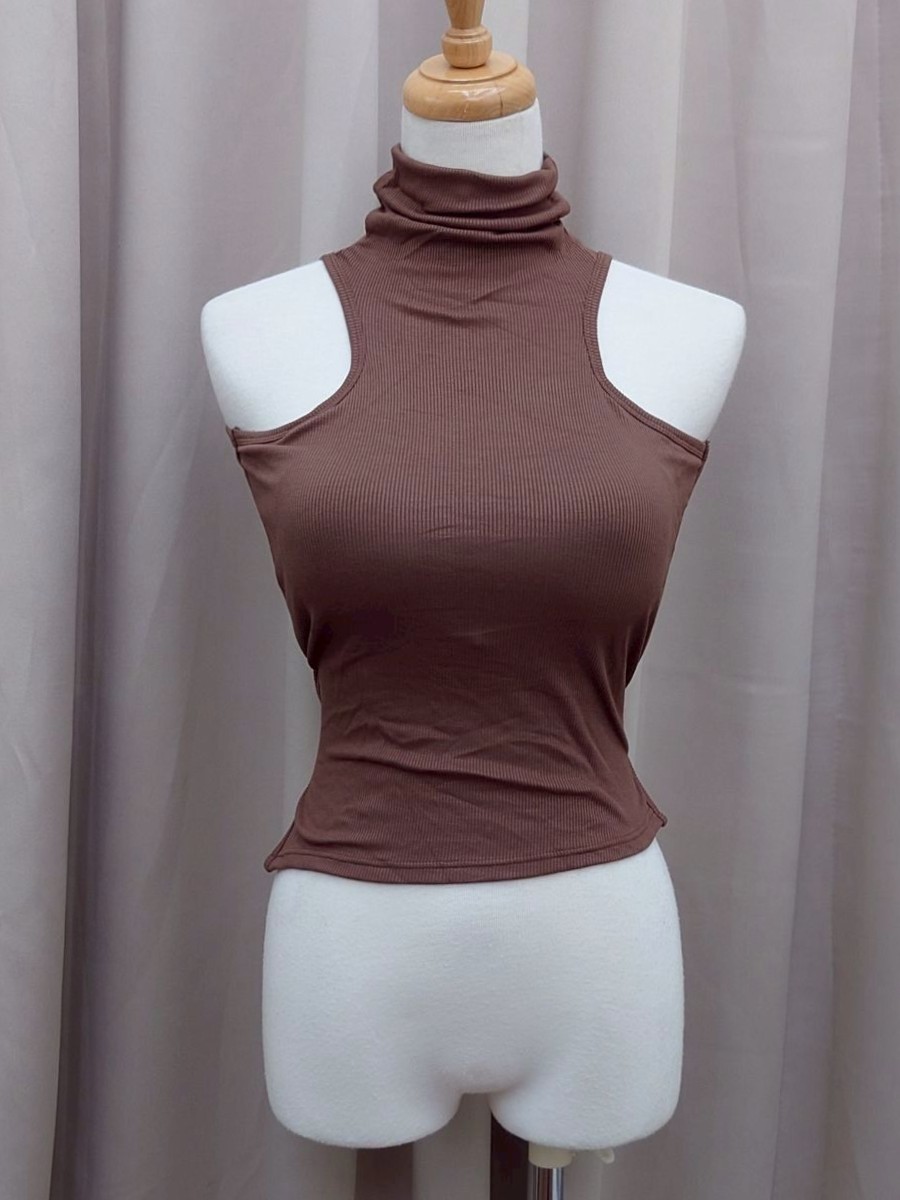 辣妹綁帶高領背心(不可拆)<首周限定優惠$395中>