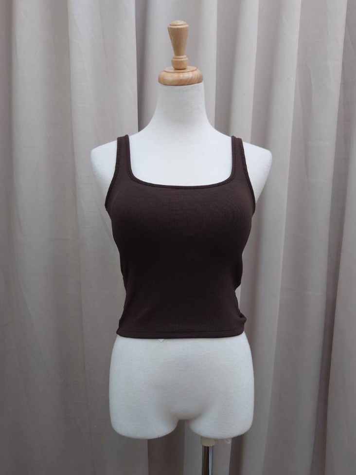 秋冬方領短絨毛背心(不可拆)