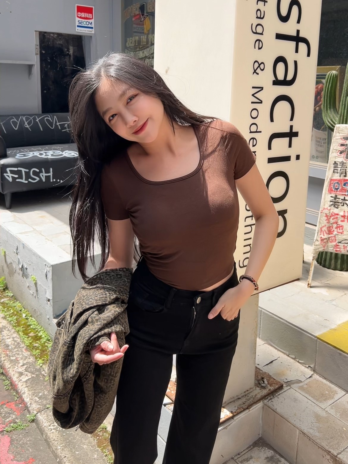 日常百搭方圓領短袖上衣(不可拆)(2件$598)