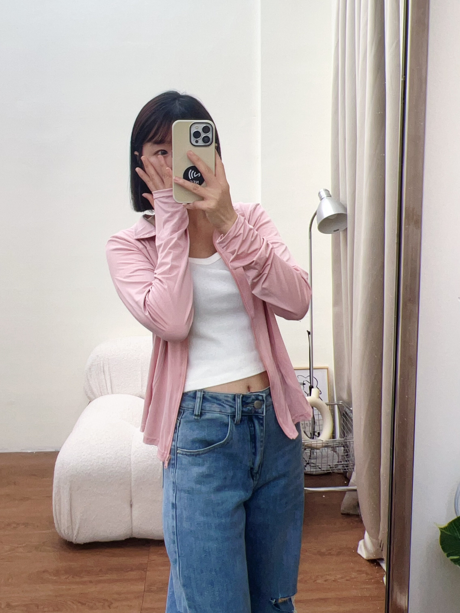 涼感機能布防曬外套