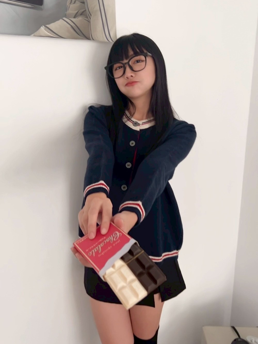 復古英倫針織外套