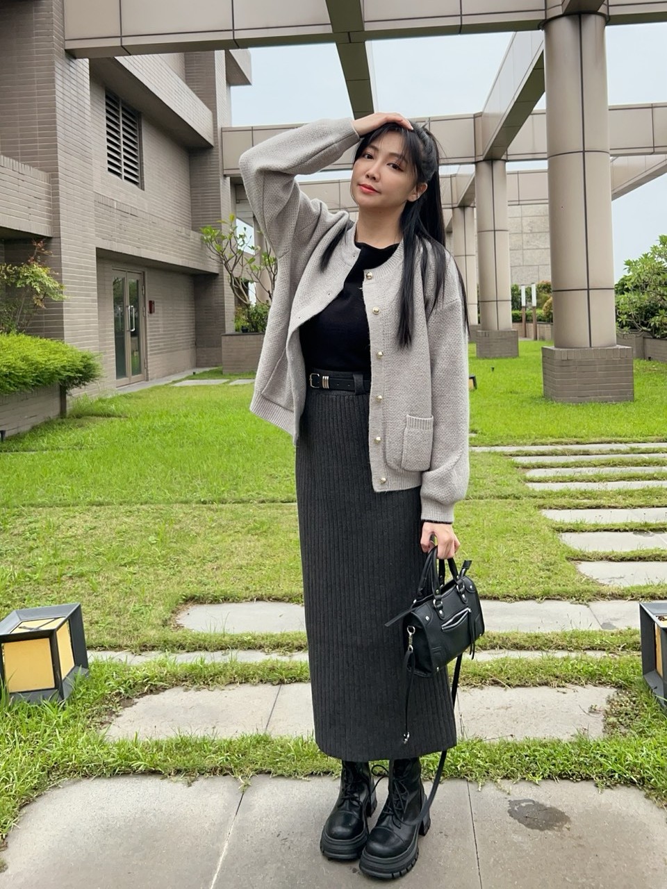 圓領金釦針織外套<首周限定優惠$499中>