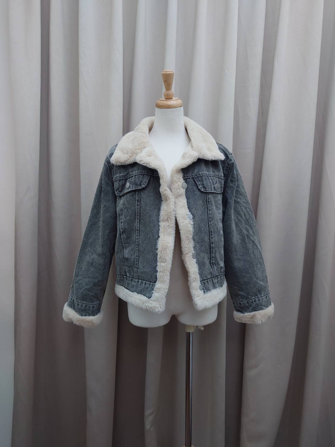 經典牛仔羊羔毛外套<首周限定優惠$1310中>