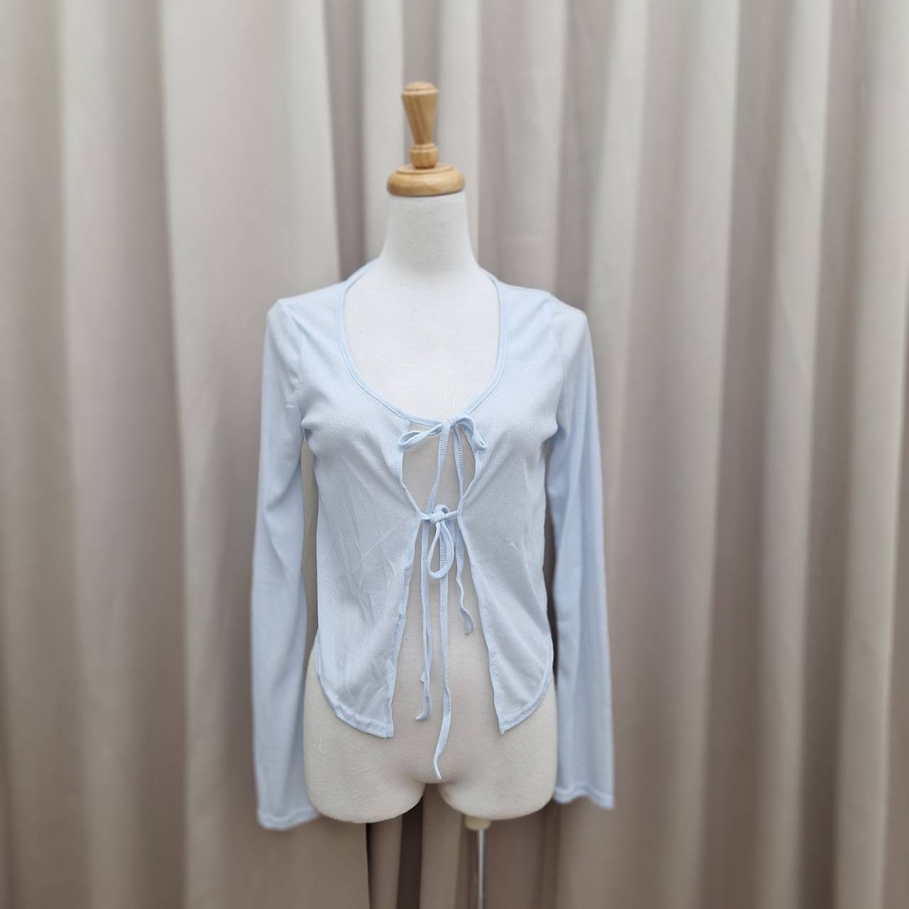 雙綁帶開襟罩衫(首周優惠395)