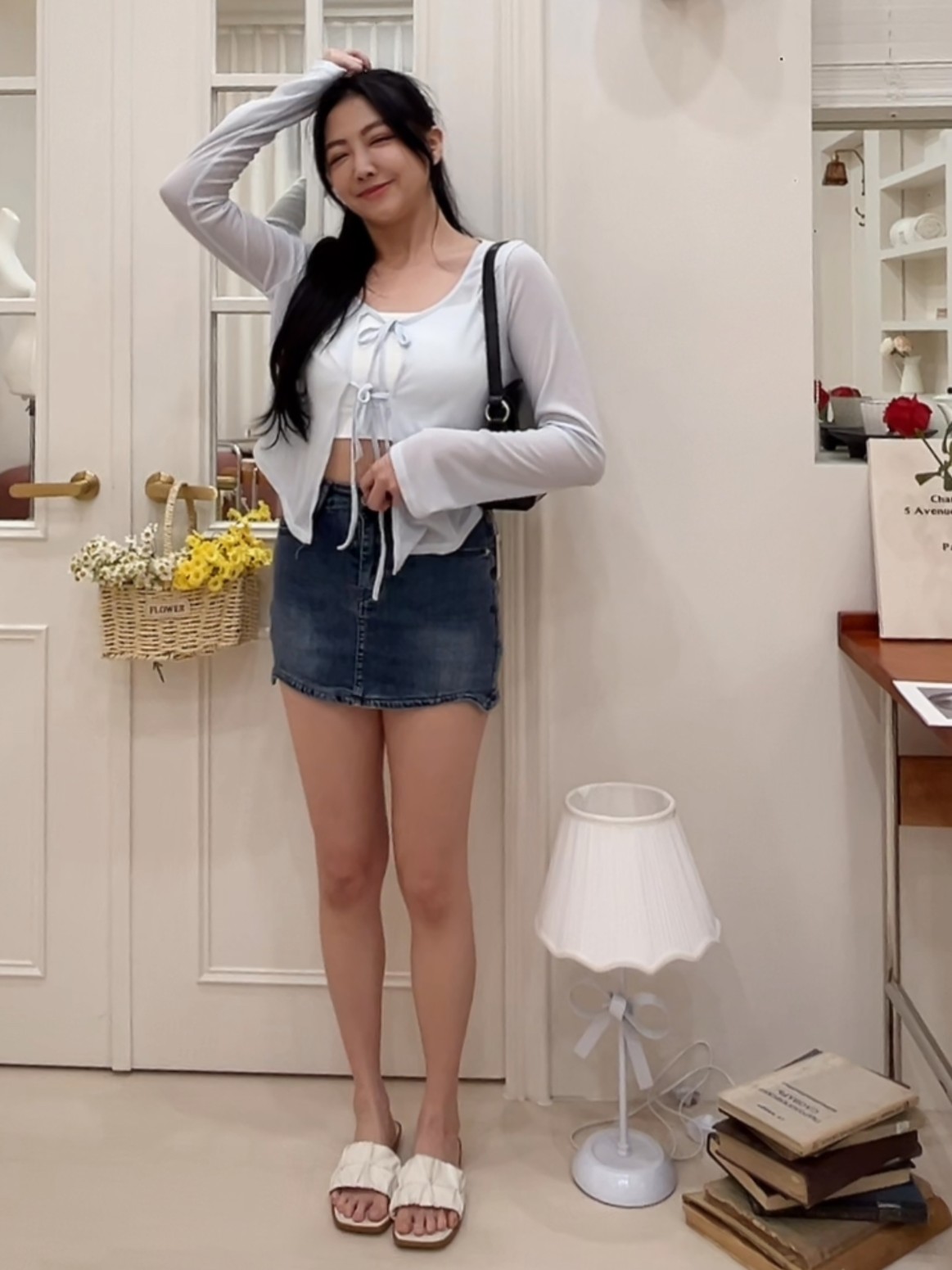 雙綁帶開襟罩衫(加碼優惠到月底395)