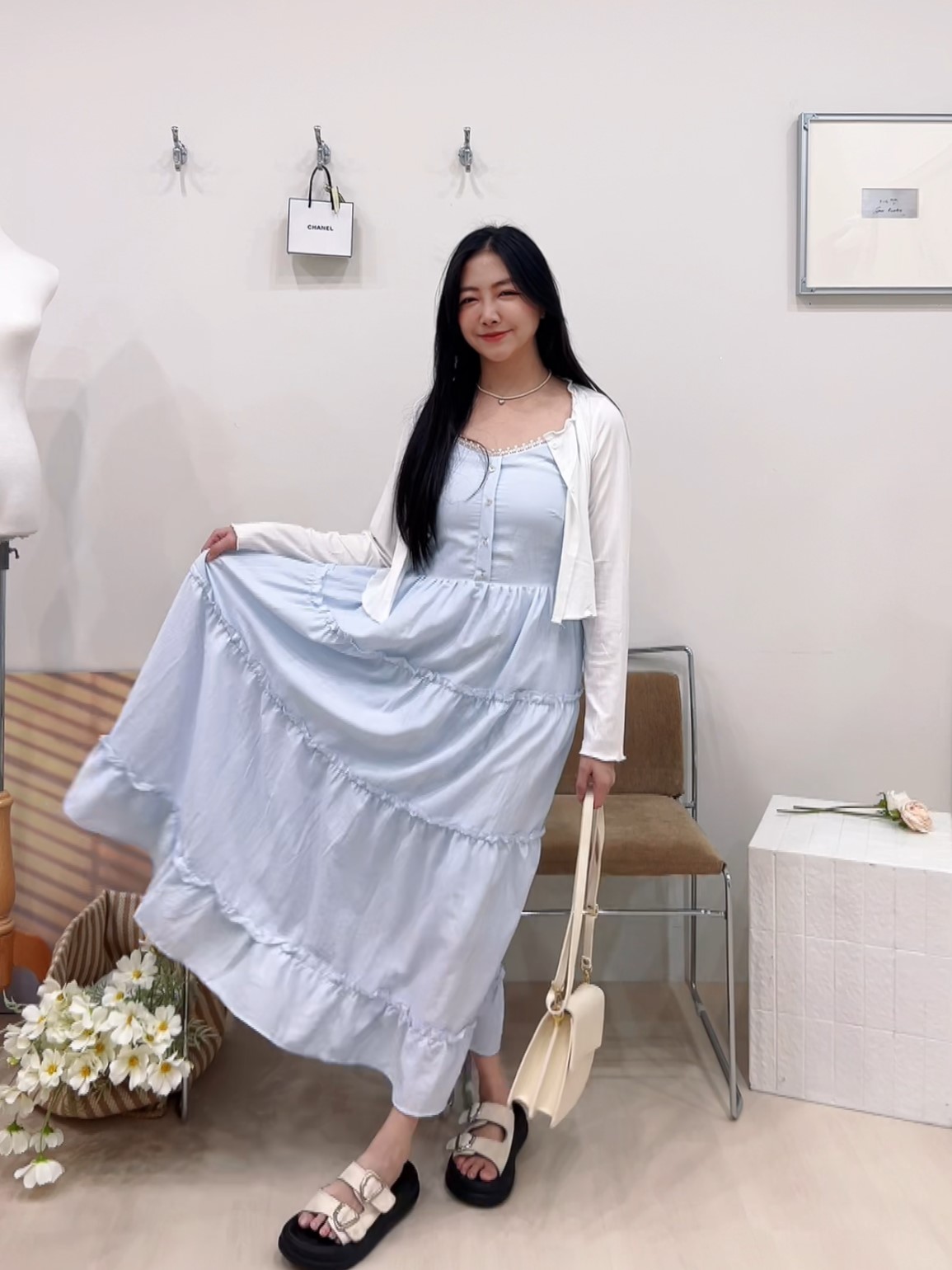 夏日度假連身洋裝