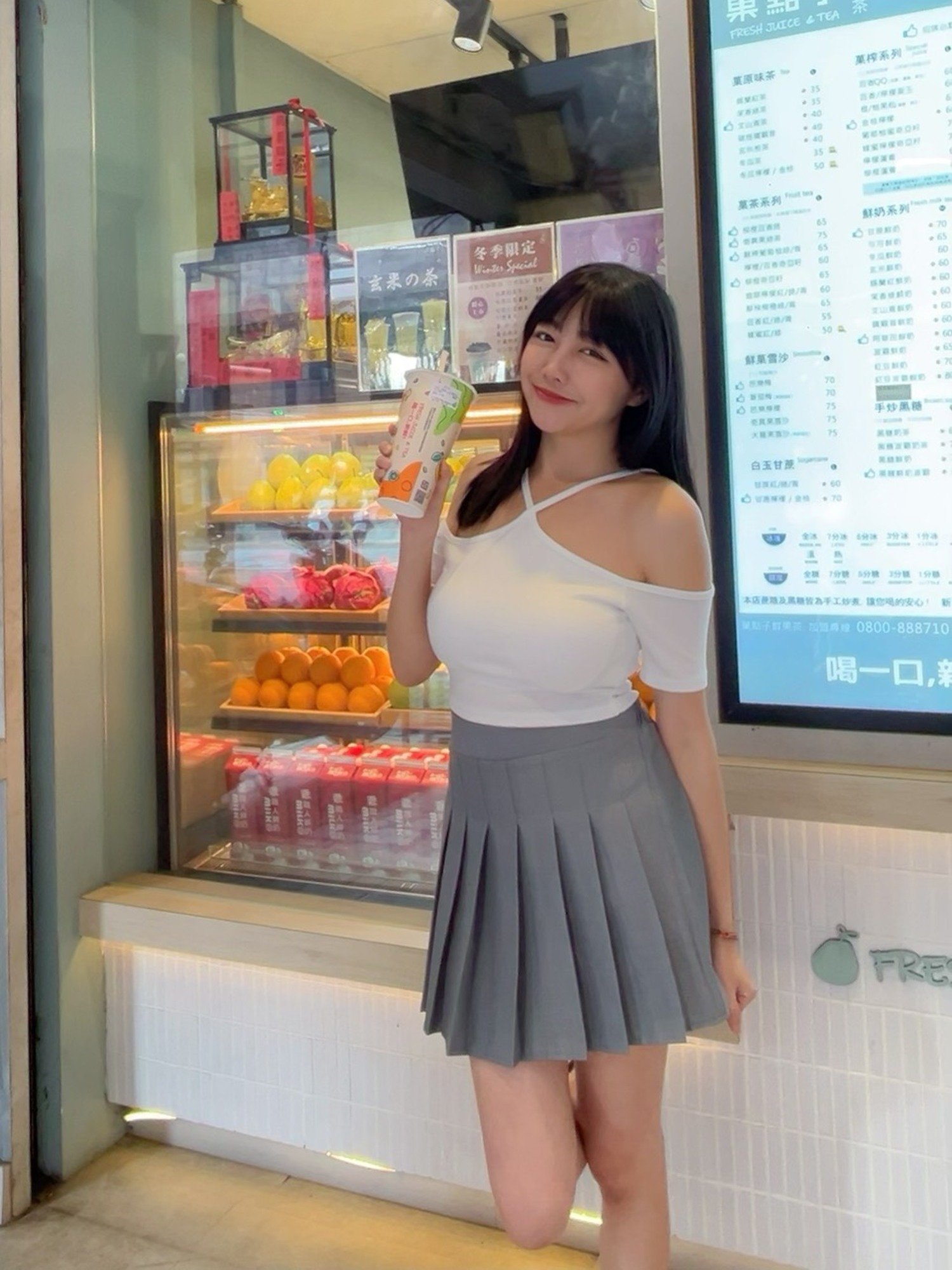 韓系女孩必備百褶裙