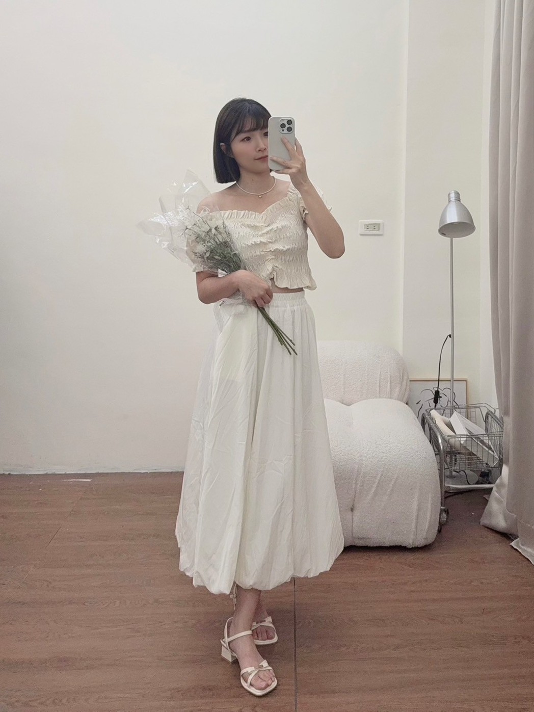 澎澎雲朵長裙