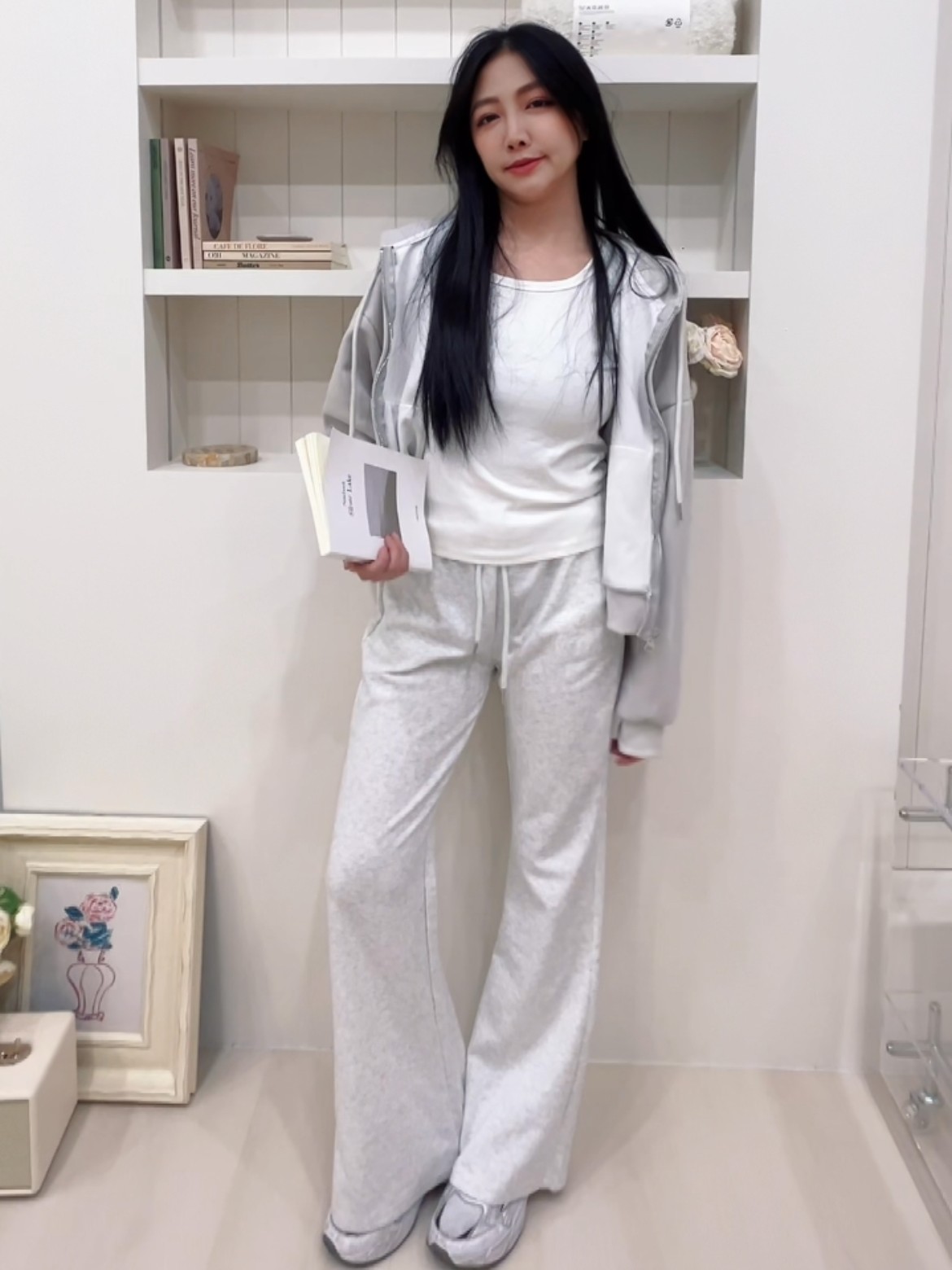 寬腰抽繩喇叭褲(首周優惠$399)