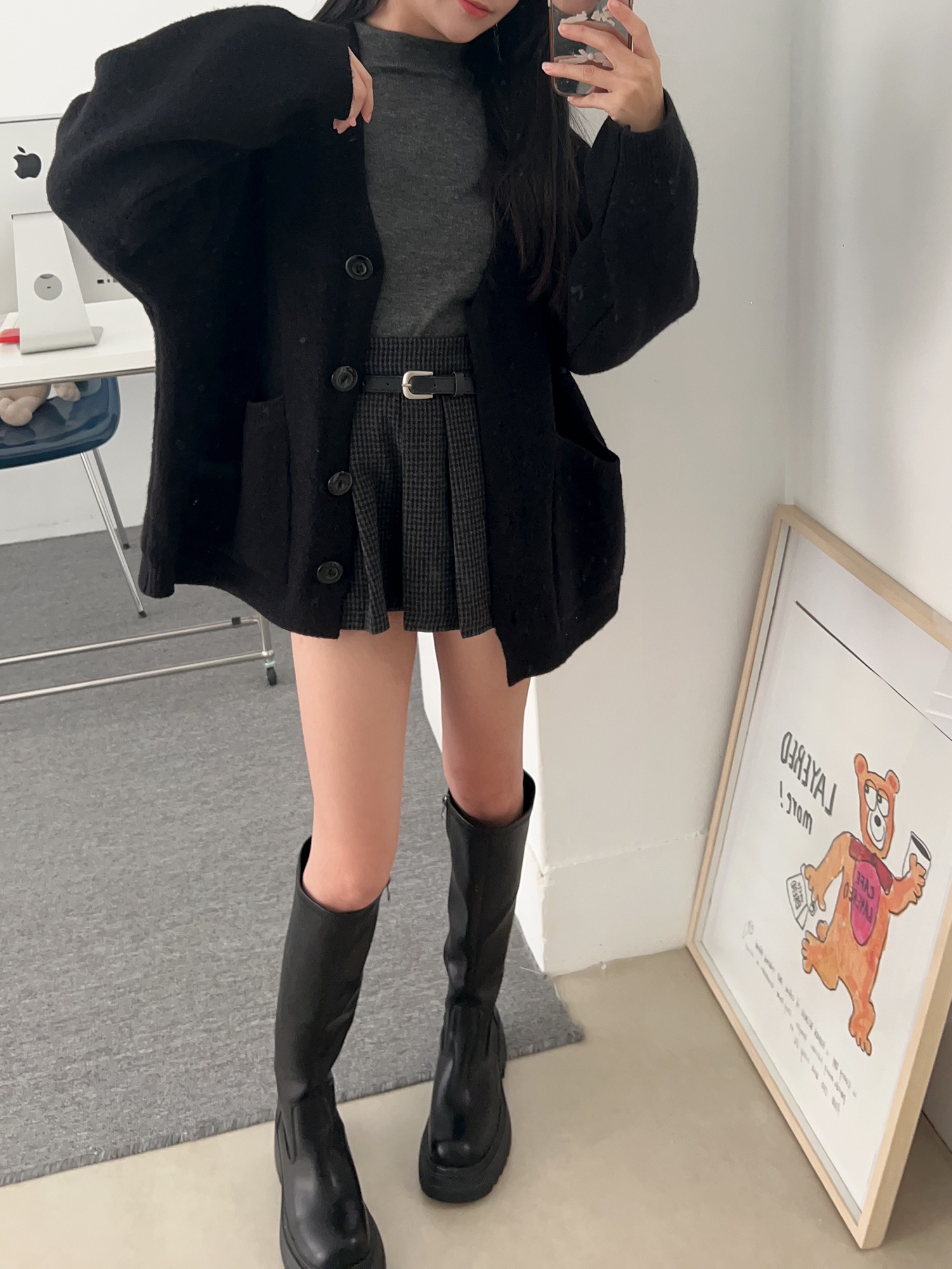 韓系女團感激瘦長靴-7CM