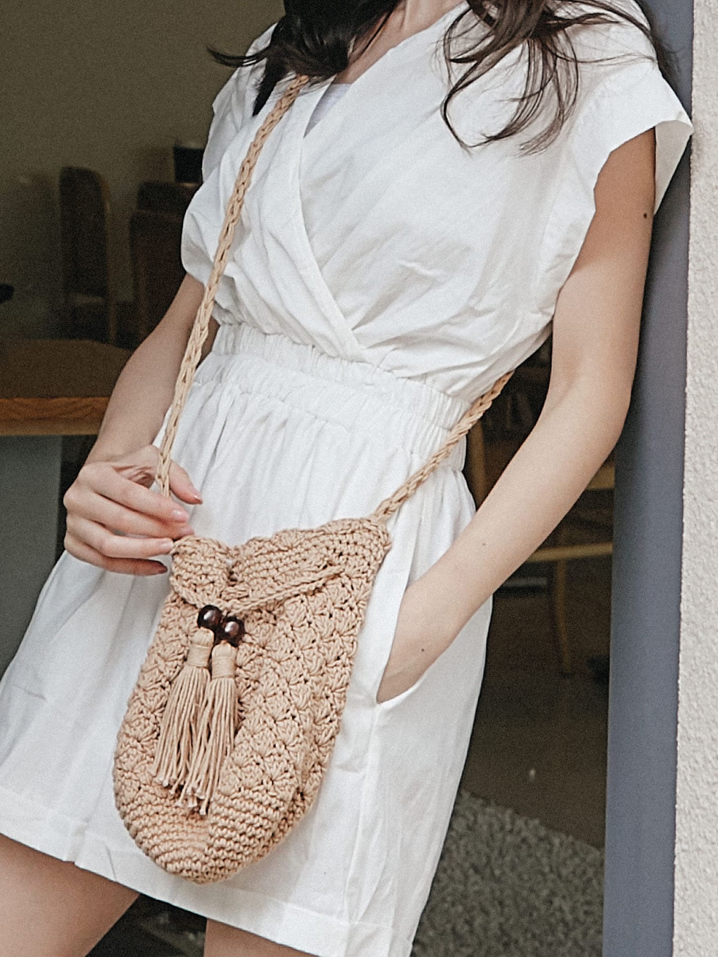 夏日隨性編織包