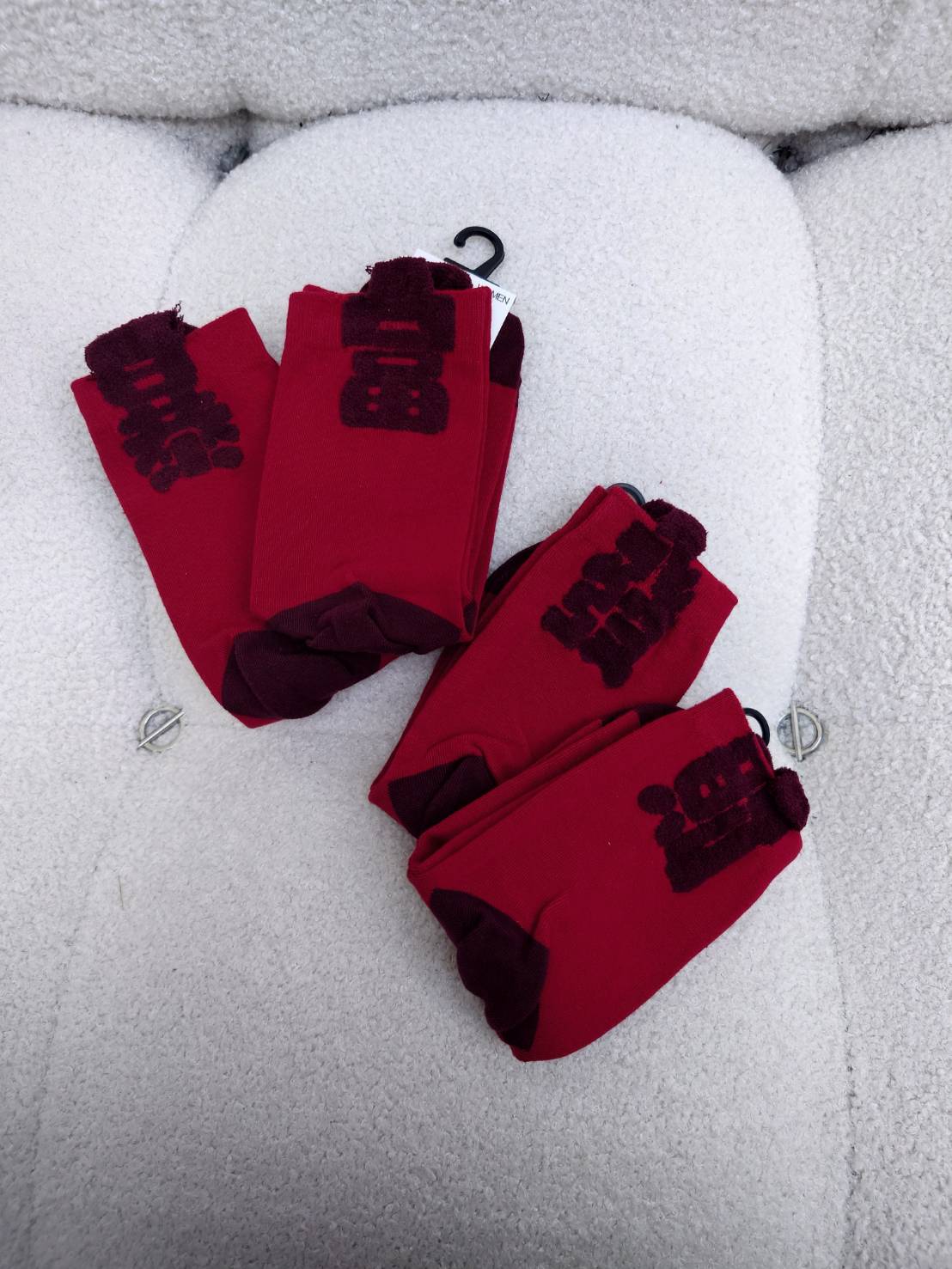 招財開運發財暴富紅襪(兩入組)(1=發財,2=暴富)